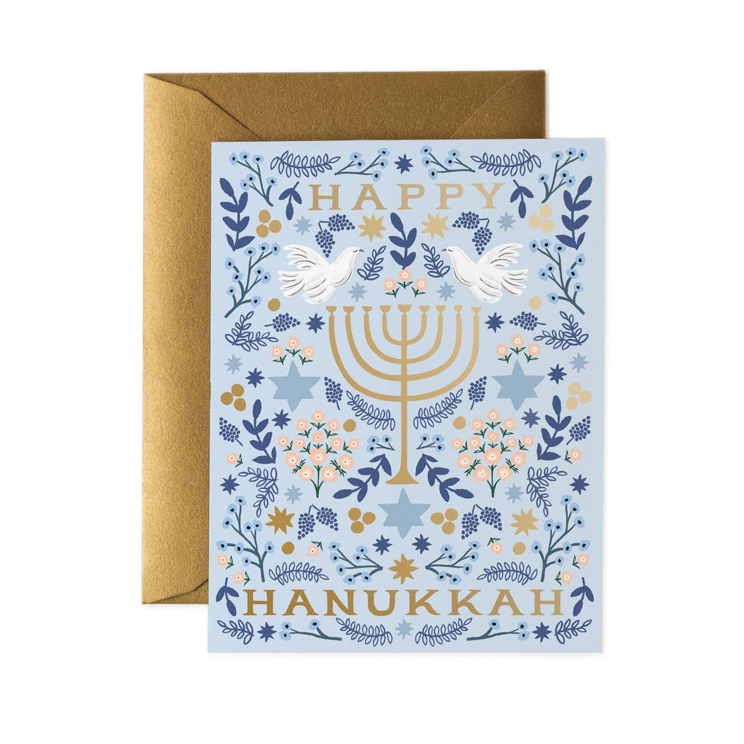 Hanukkah Menorah Card