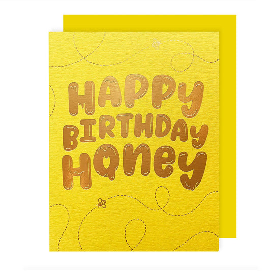 Happy Birthday Honey Bee Card