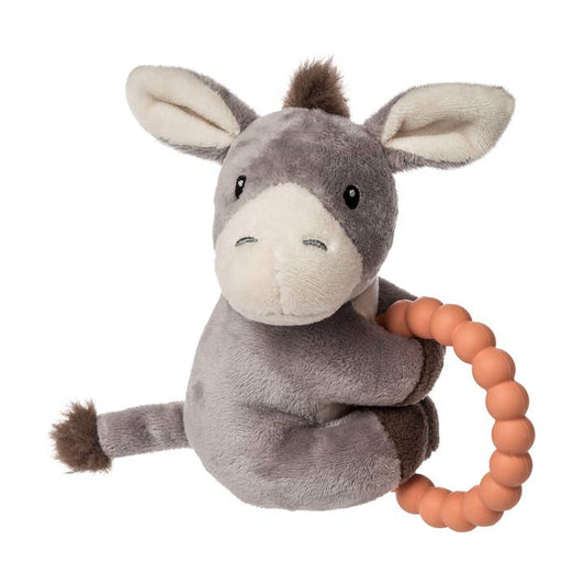 Dusty Donkey Teether Rattle