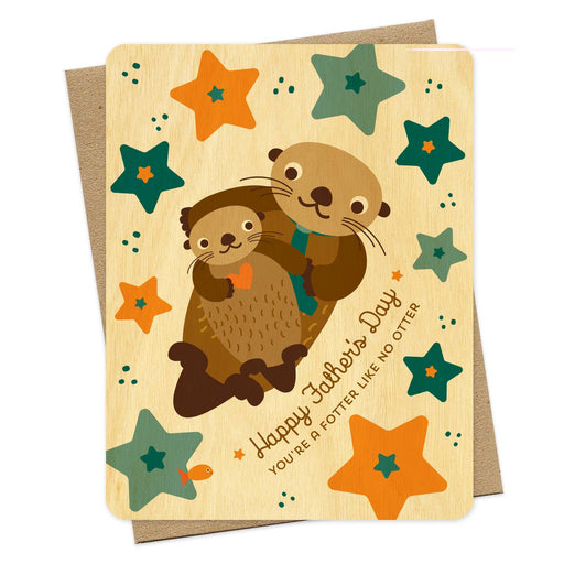 Fotter Like No Otter Fathers Day Wood Card