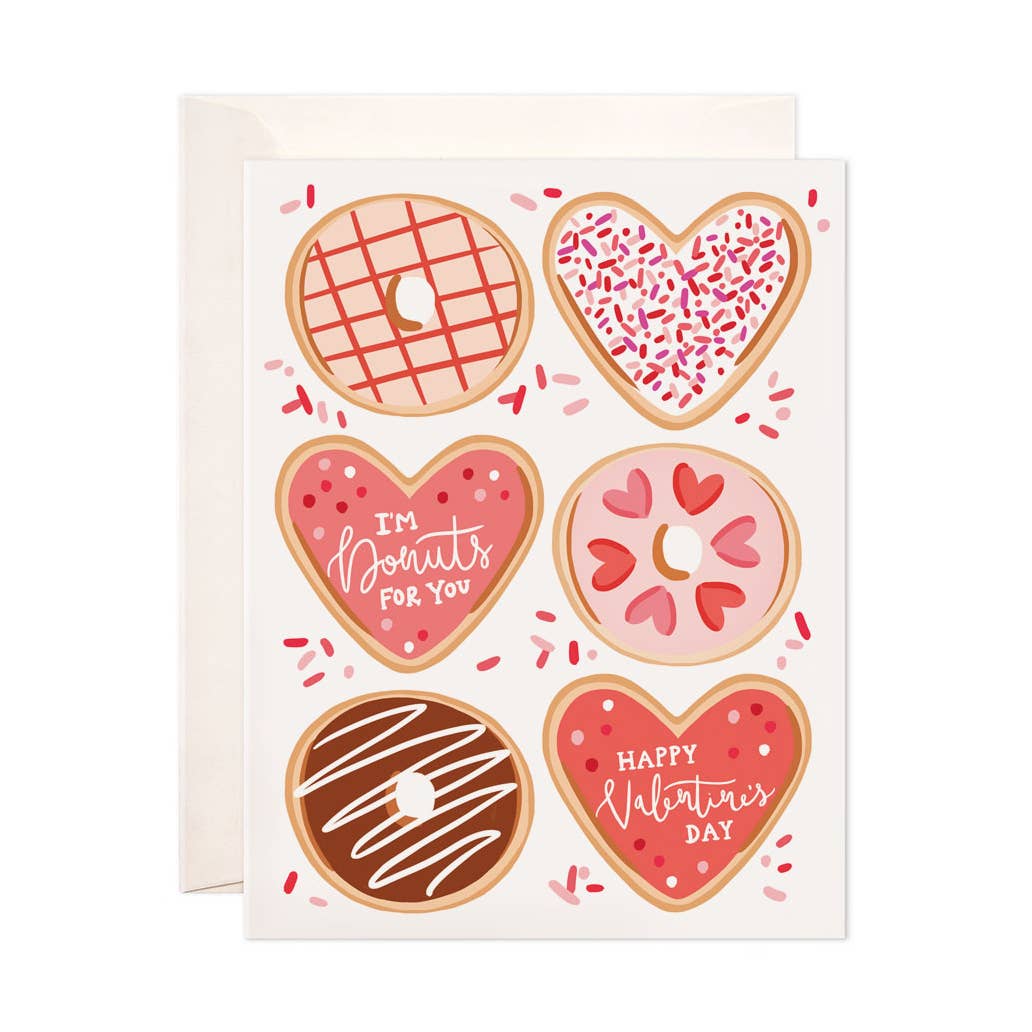 Donuts for You Valentine Card