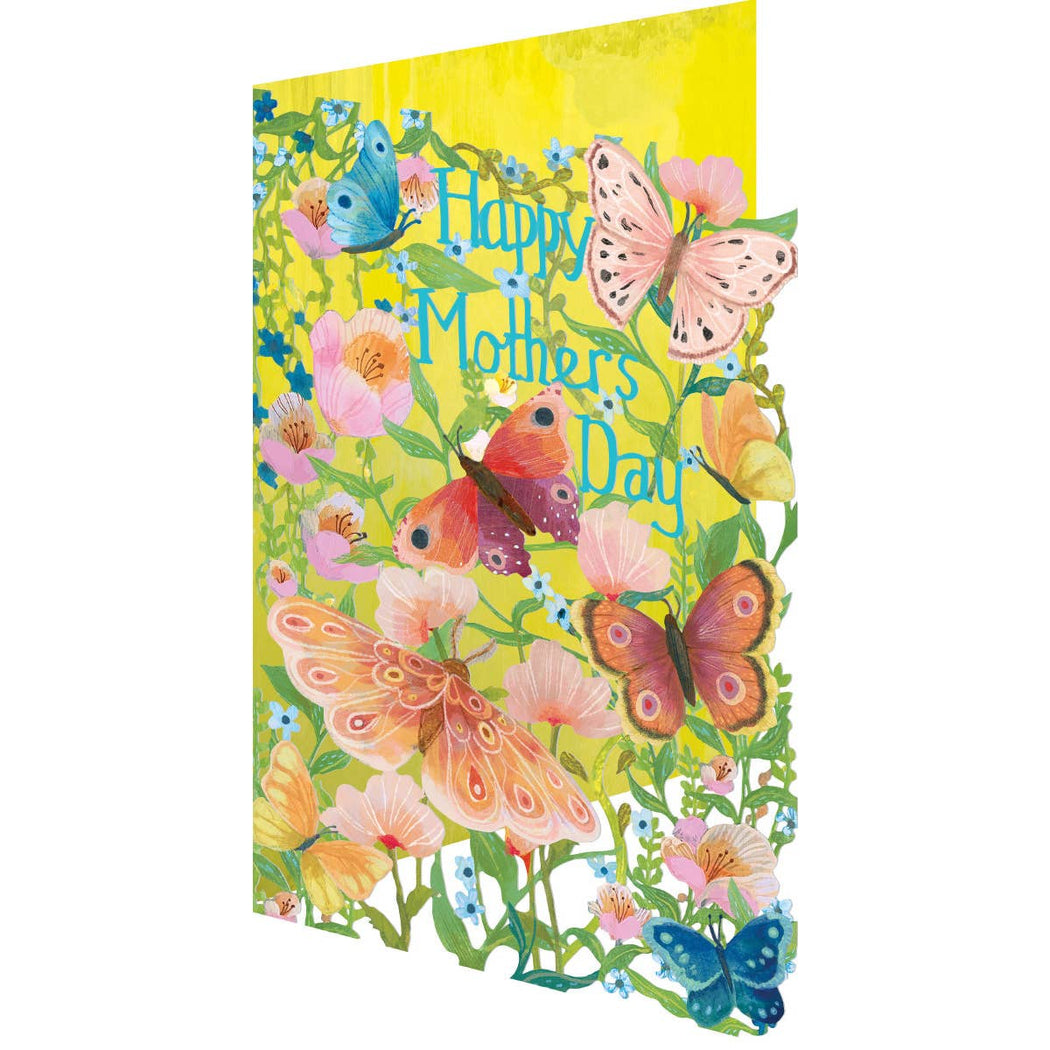 Butterfly Ball Mothers Day Lasercut Card