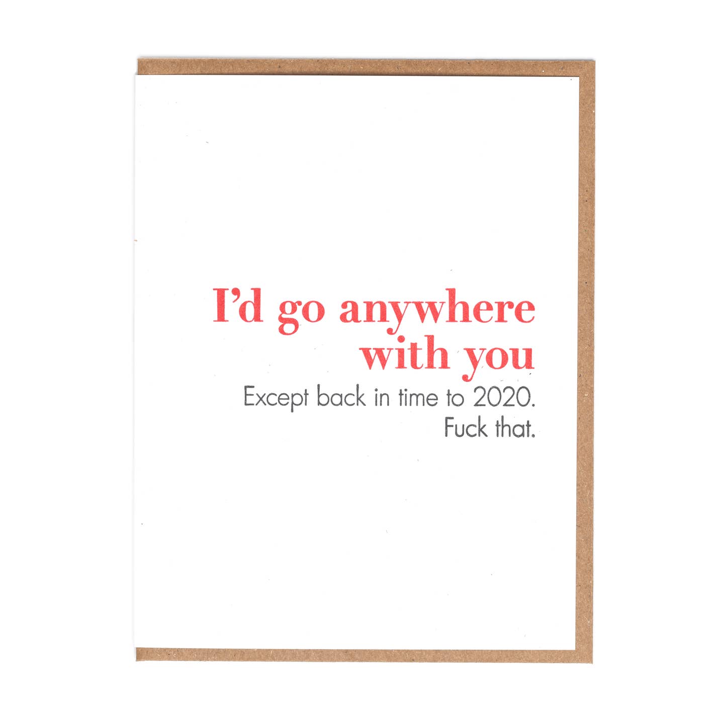 Anywhere with You 2020 Card