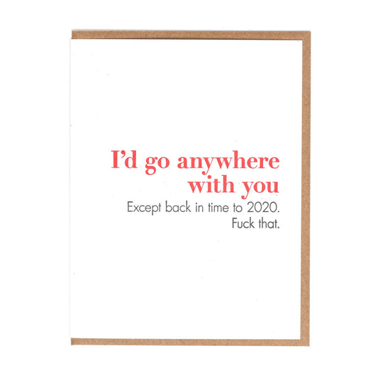 Anywhere with You 2020 Card