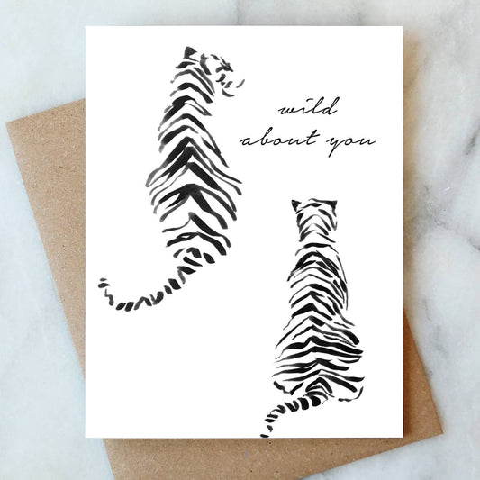 Wild About You Tiger Card