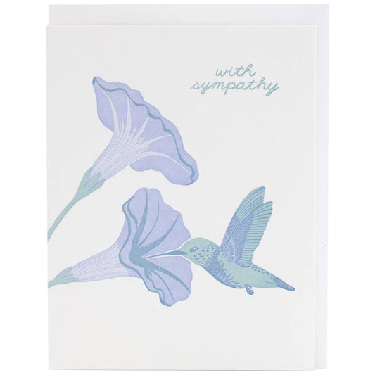 Hummingbird Sympathy Card