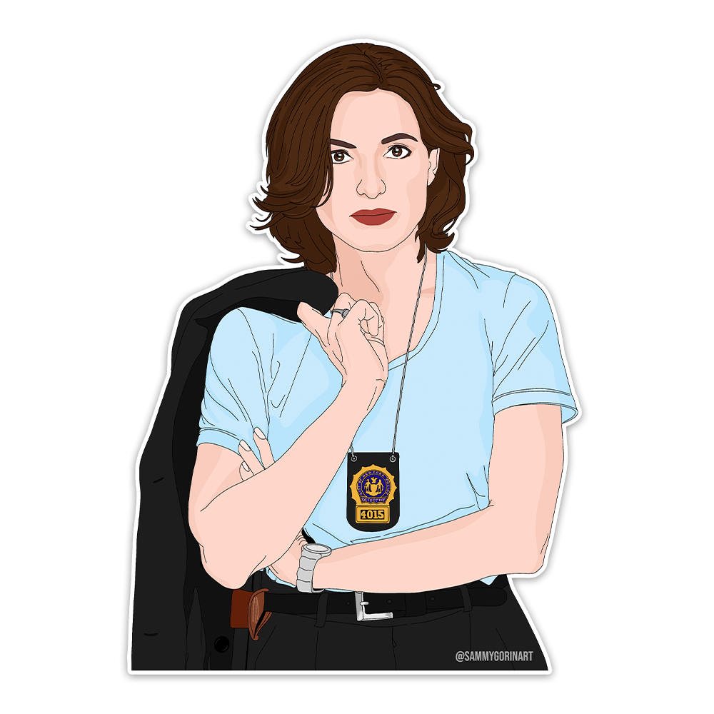 Olivia Benson Law Order SVU Woman Vinyl Sticker