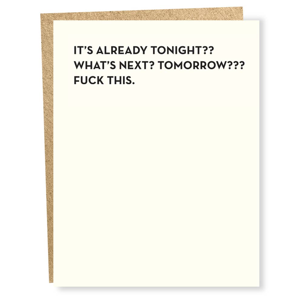 SP #895: Whats Next Tomorrow Card