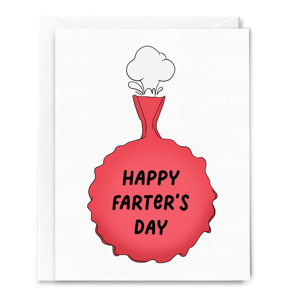 Happy Farters Day Whoopie Cushion Fathers Day Card