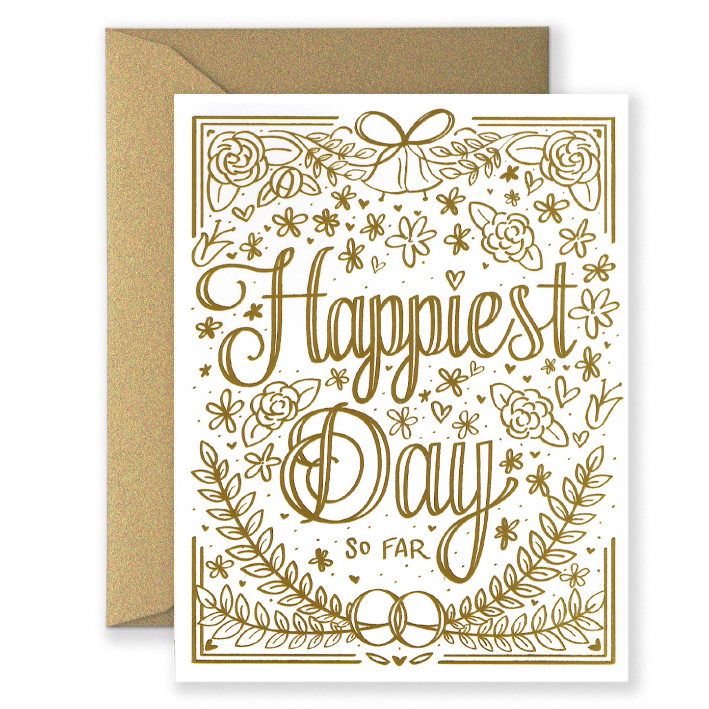 Happiest Day So Far Wedding Card