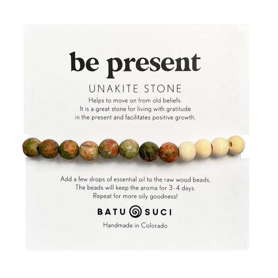 Diffuser Oil Gemstone Bracelet