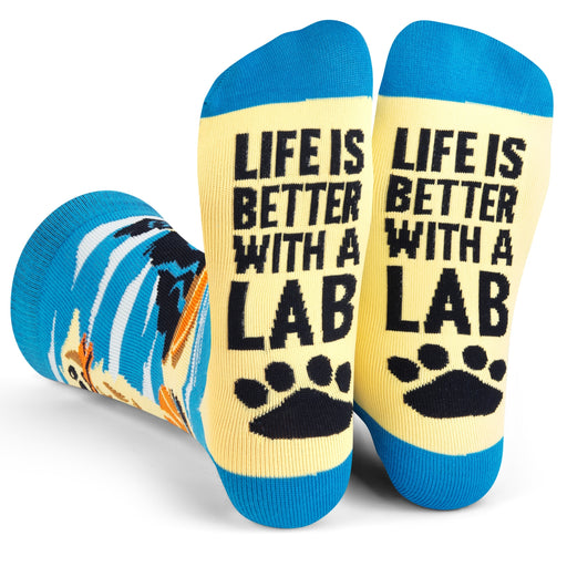 Life Is Better with A Lab Labrador Retriever Socks