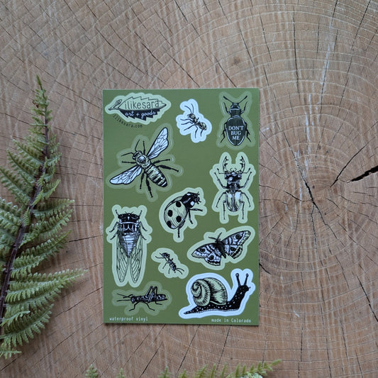 Insecta Sticker Sheet