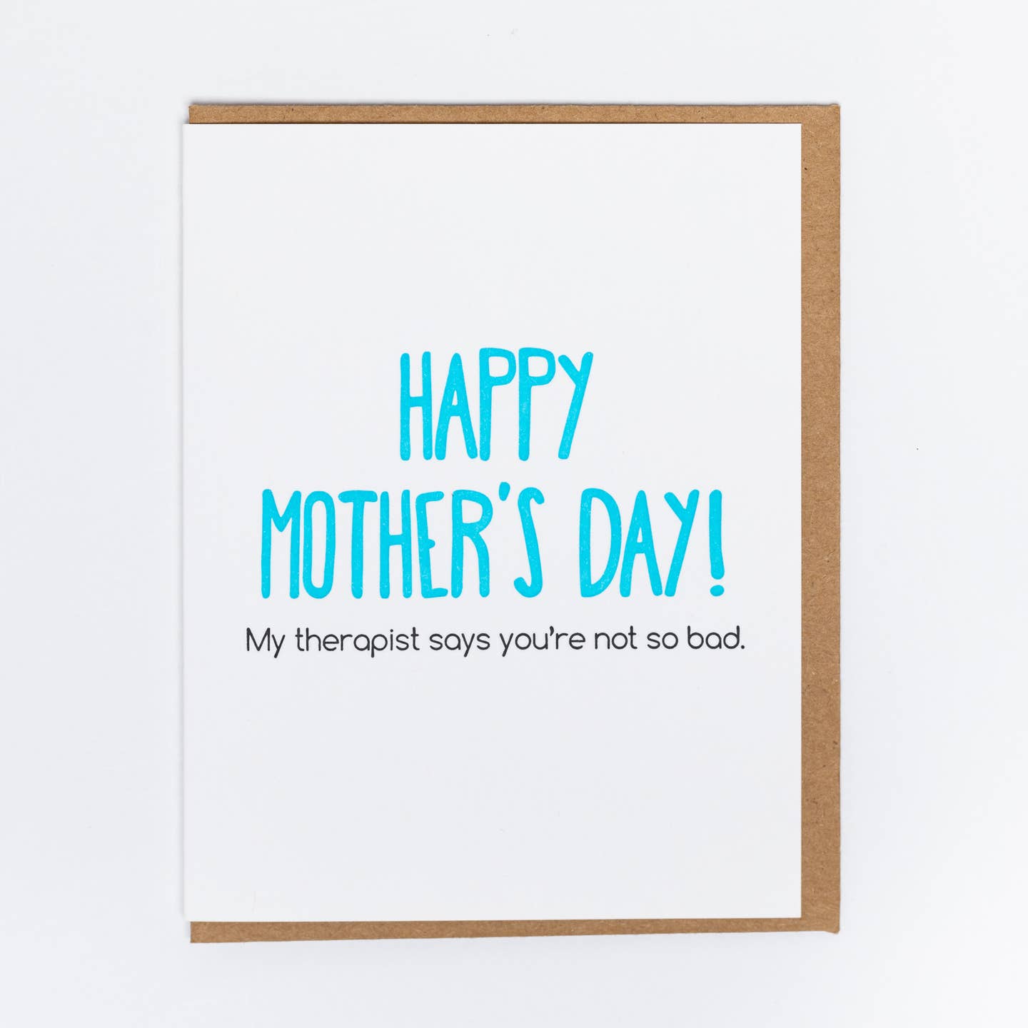 Therapist Says Mothers Day Card