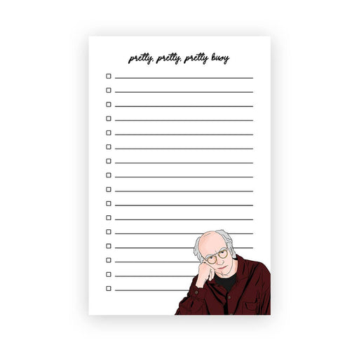 Larry David Pretty Busy Notepad