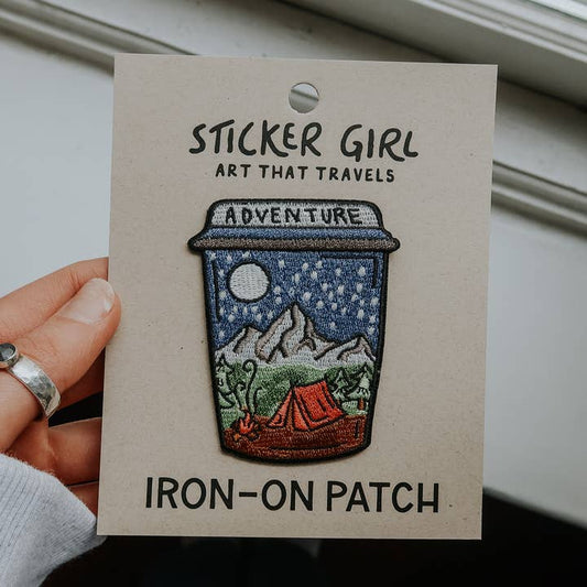 Adventure Cup Embroidered Patch