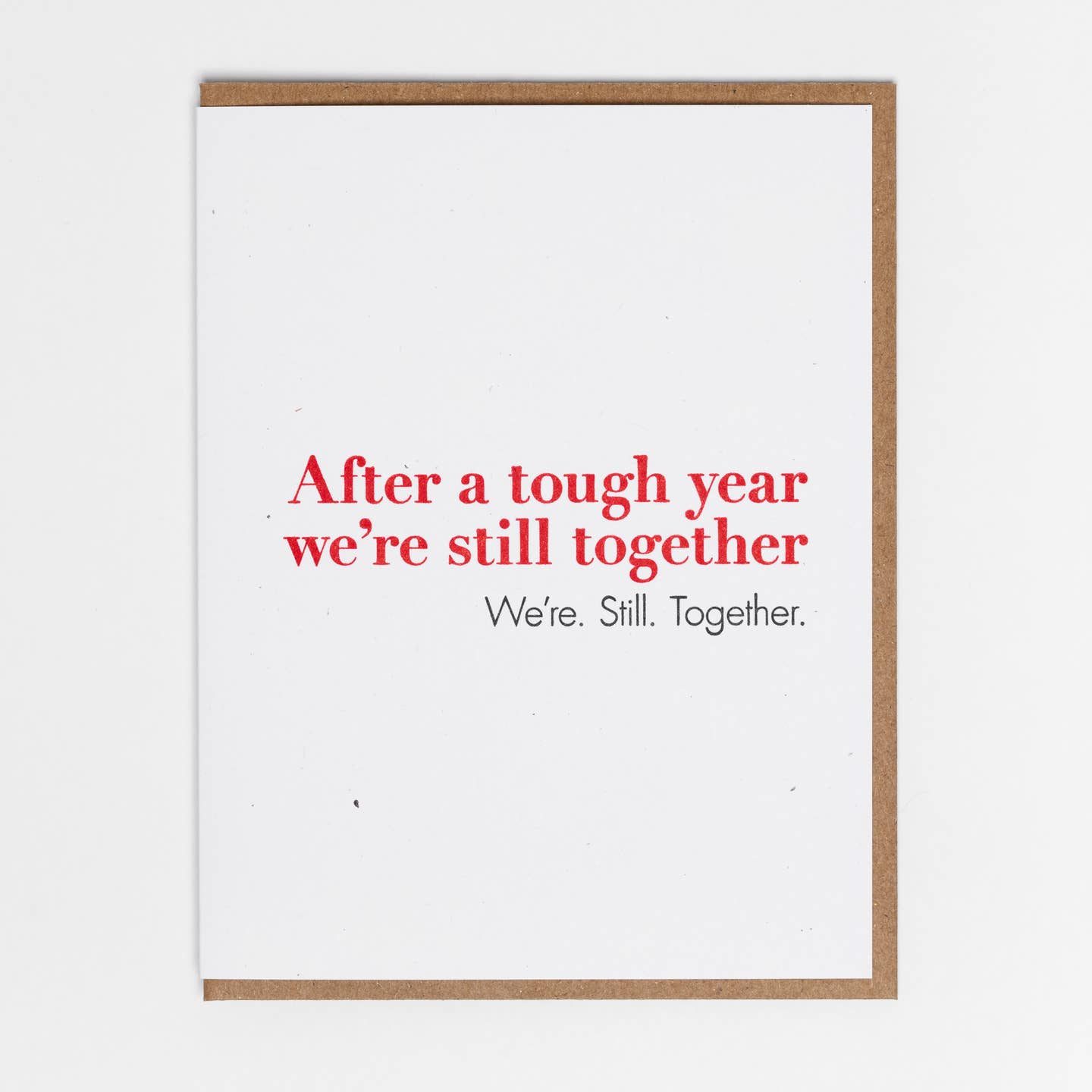 Tough Year Still Together Card