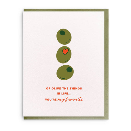 Olive the Things Favorite Card