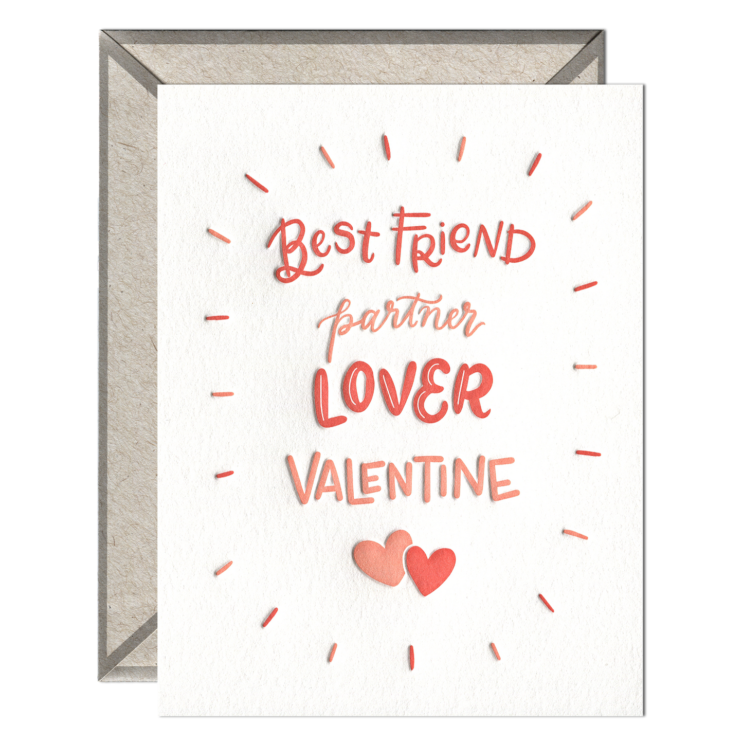 Best Friend Partner Lover Valentine Card