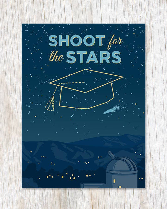 Shoot For the Stars Graduation Card