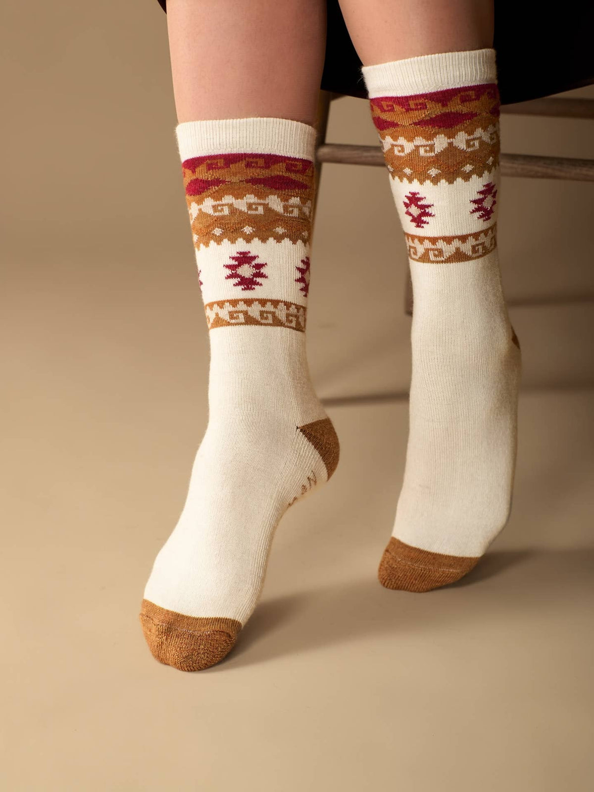 Southwest Alpaca Light Cushion Socks
