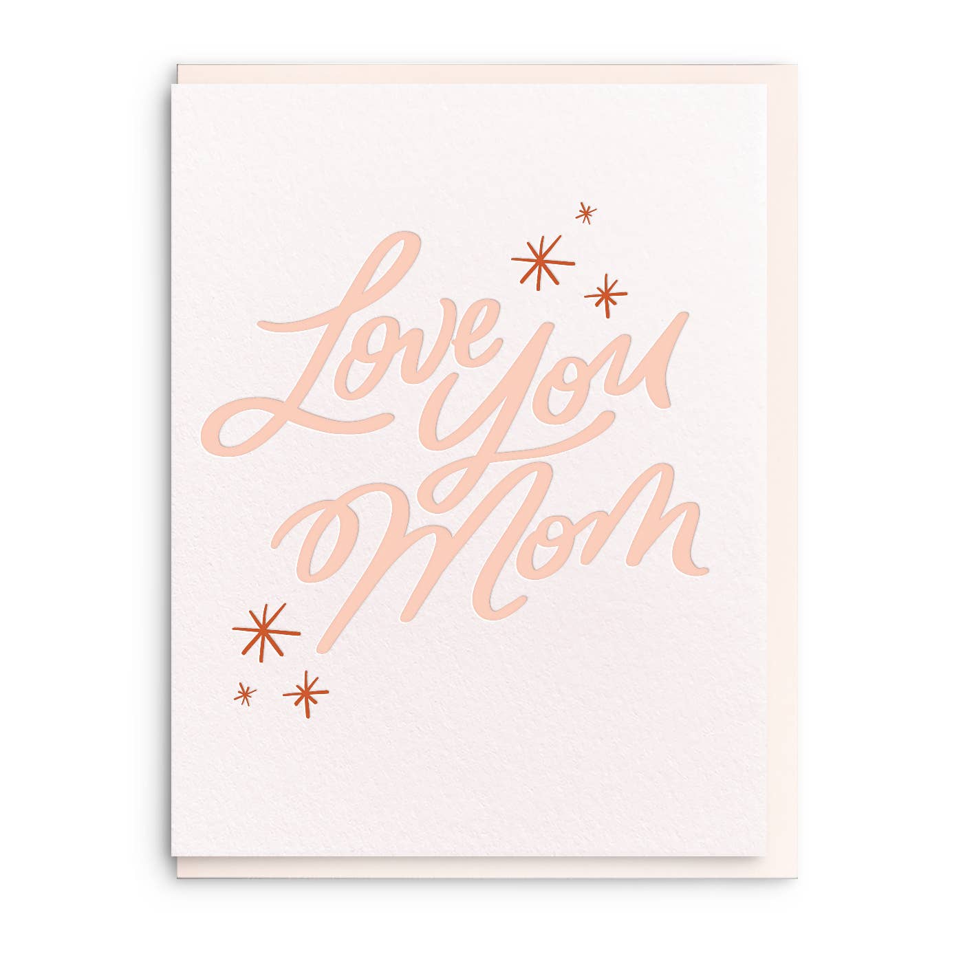 Love You Mom Sparkles Card
