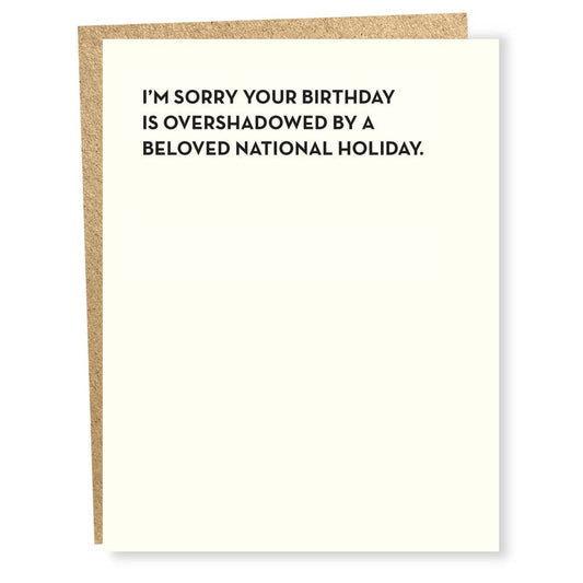 SP #876: National Holiday Birthday Card