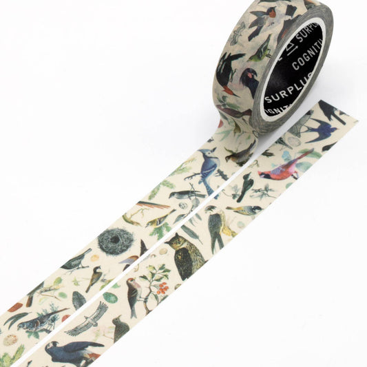 Ornithology Birds Washi Tape