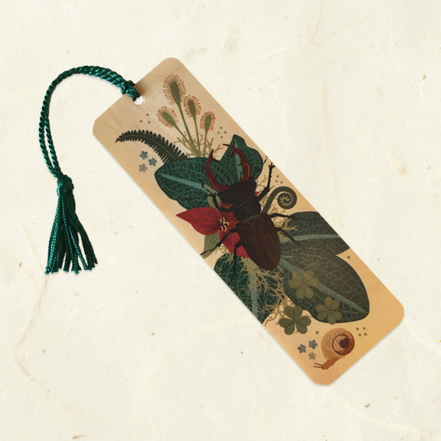 Wood Tassel Bookmark