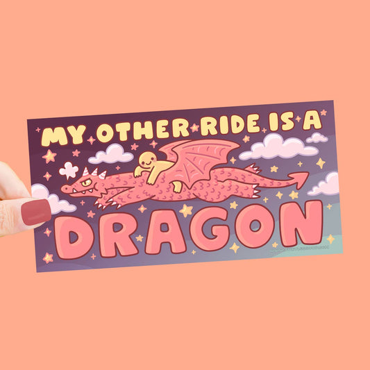 Other Ride is Dragon Bumper Sticker