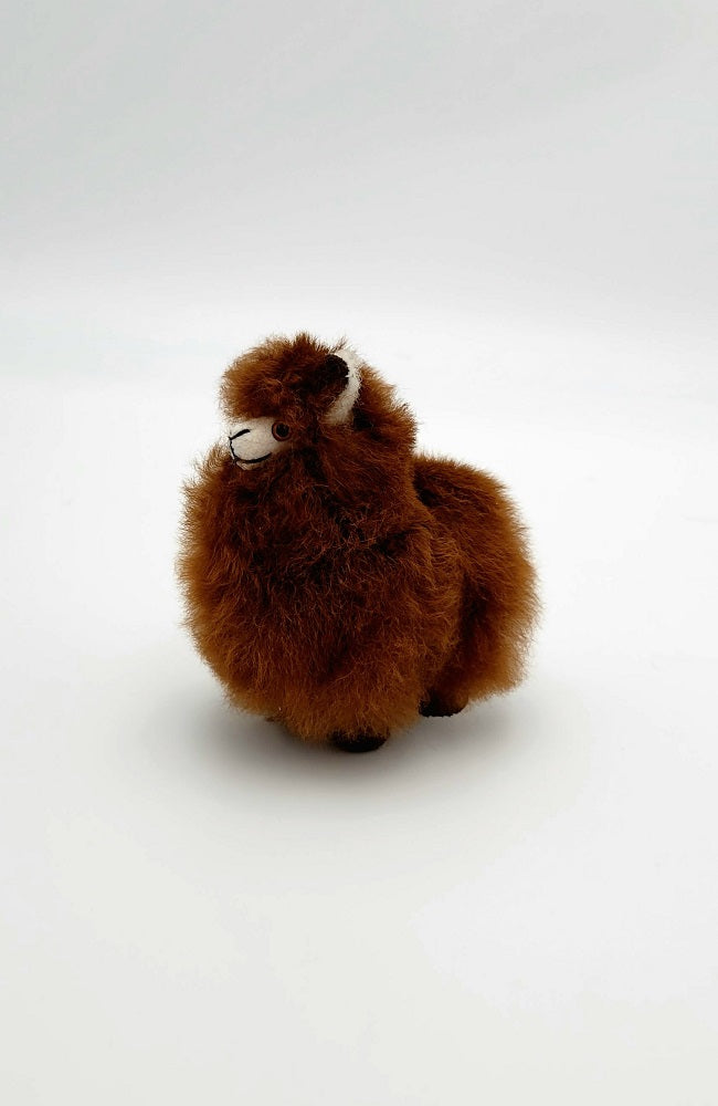 Tiny Alpaca Fur Bag Charm