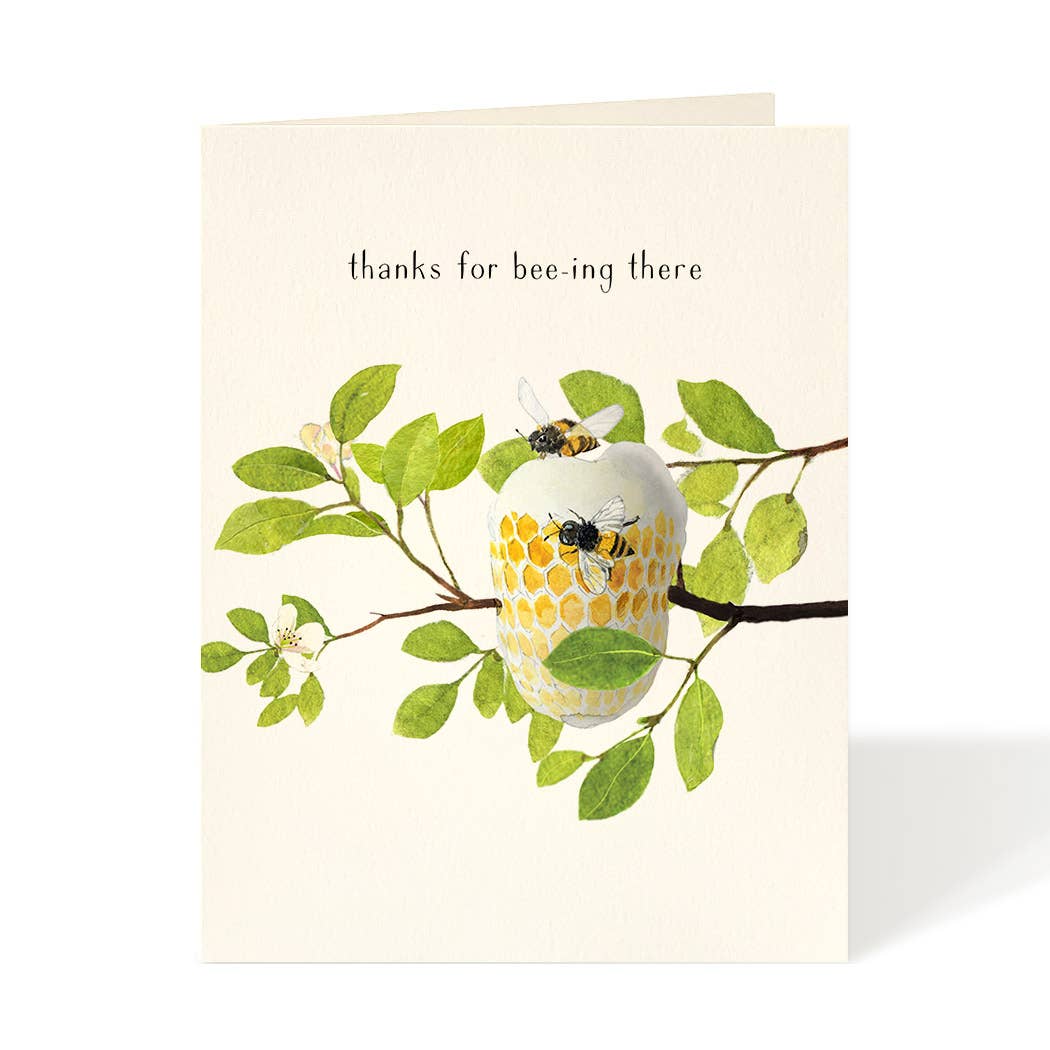 Bees Thanks For Beeing There Card