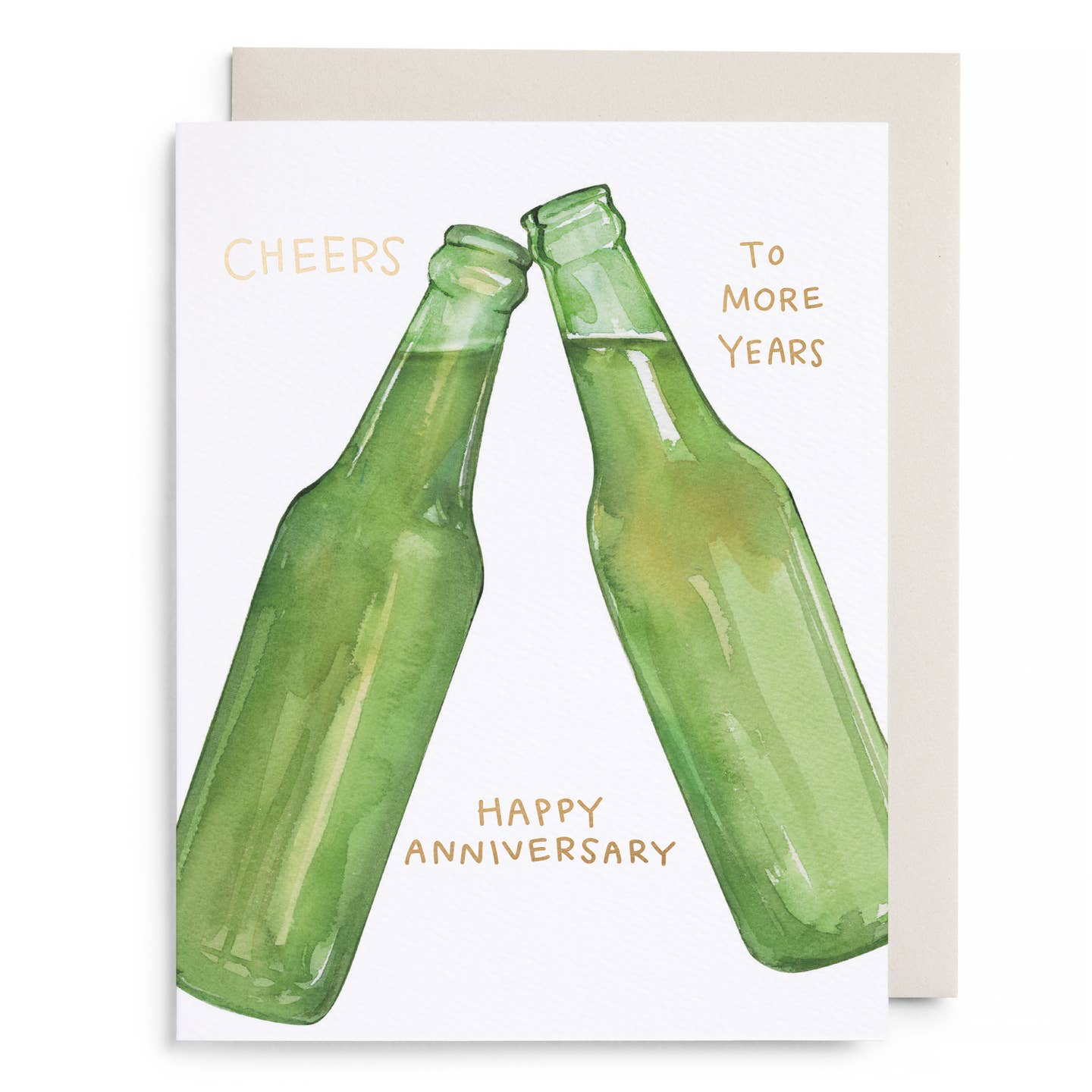 Beer Cheers Anniversary Card