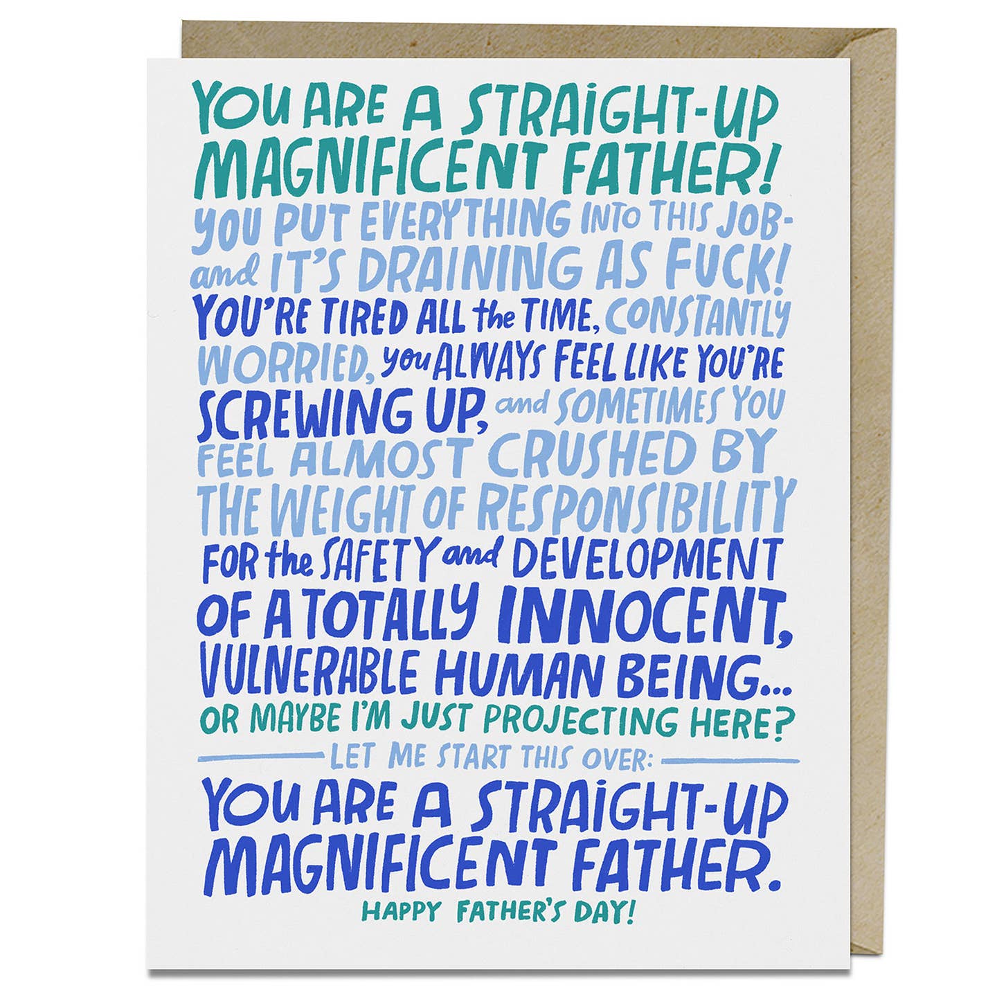 Magnificent Fathers Day Card