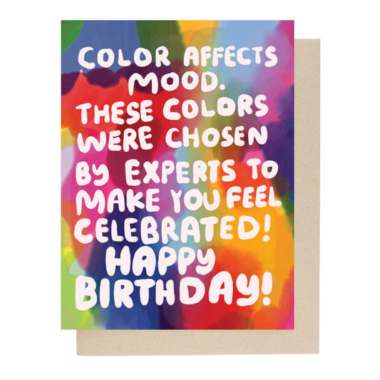 Dopamine Colors Birthday Card