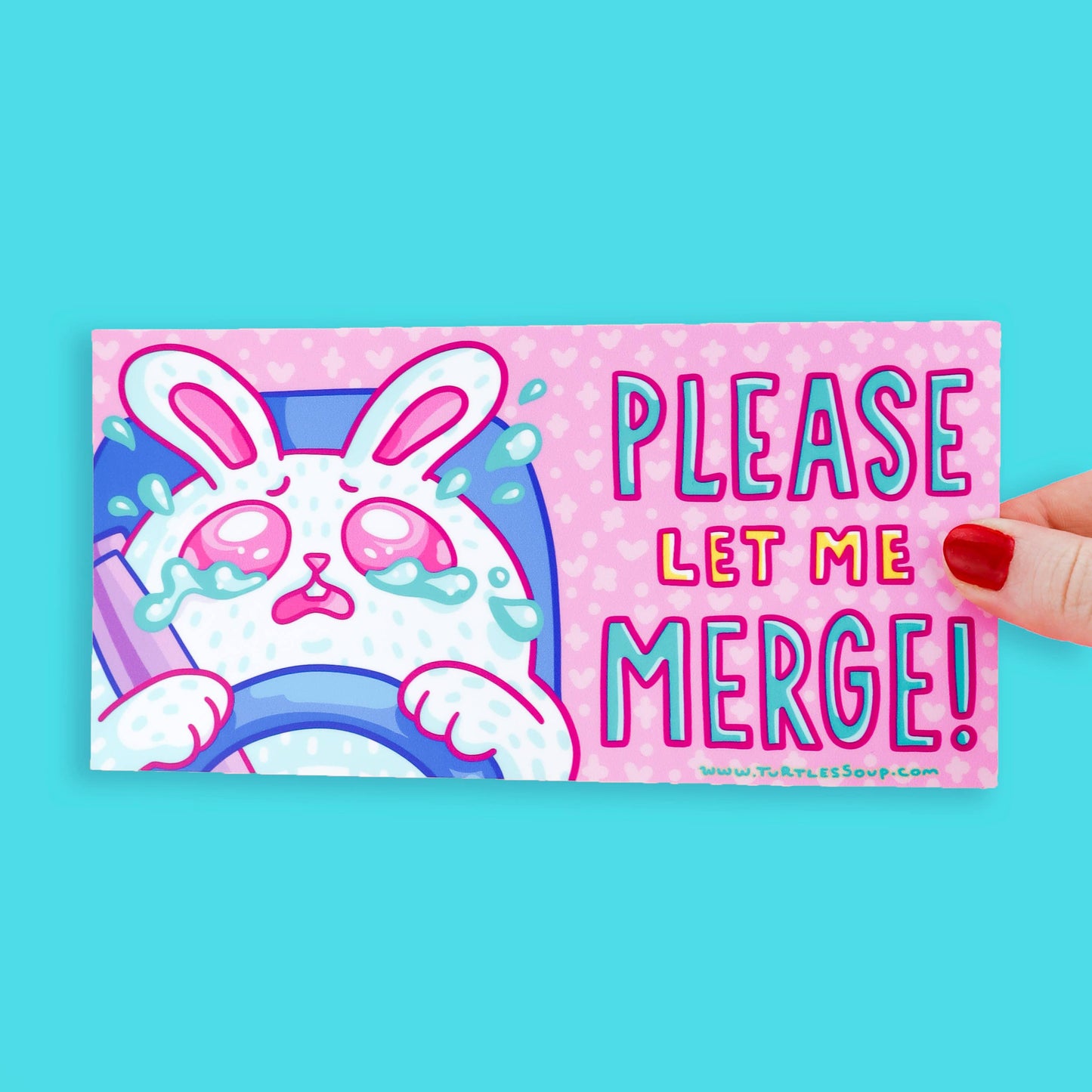 Please Let Me Merge Bumper Sticker