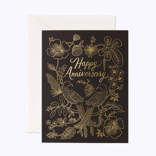 Love Birds Anniversary Card