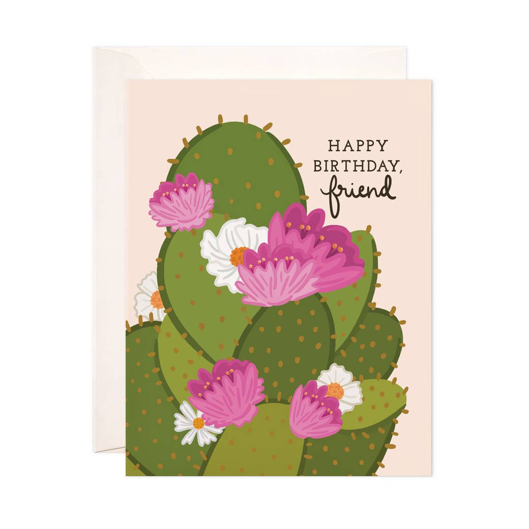 Cacti Friend Birthday Card
