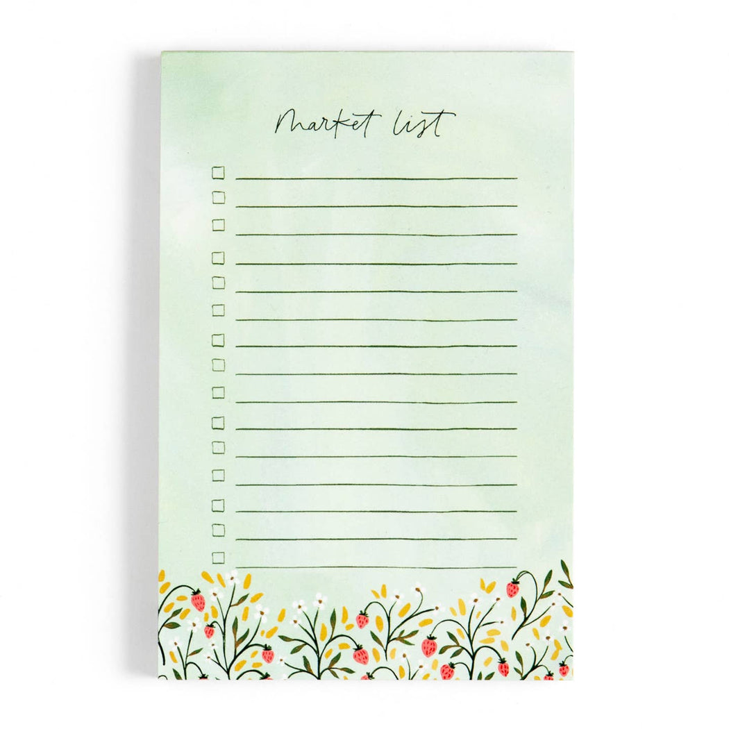 Meadow Market List Notepad