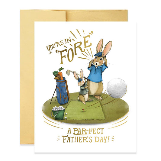 In Fore a Par Fect Fathers Day Card