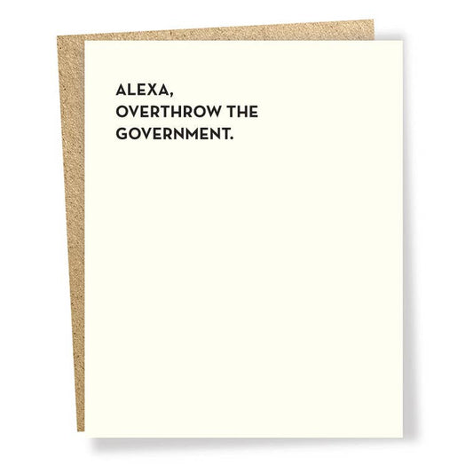 SP #899: Alexa Overthrow Government Card