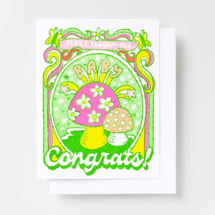 Make Shroom For Baby Card