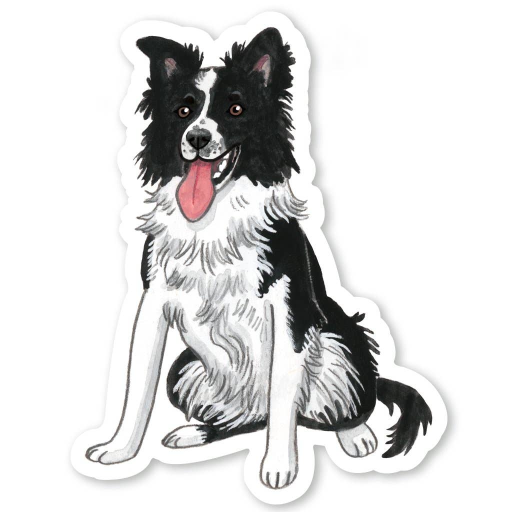 Border Collie Dog Vinyl Sticker
