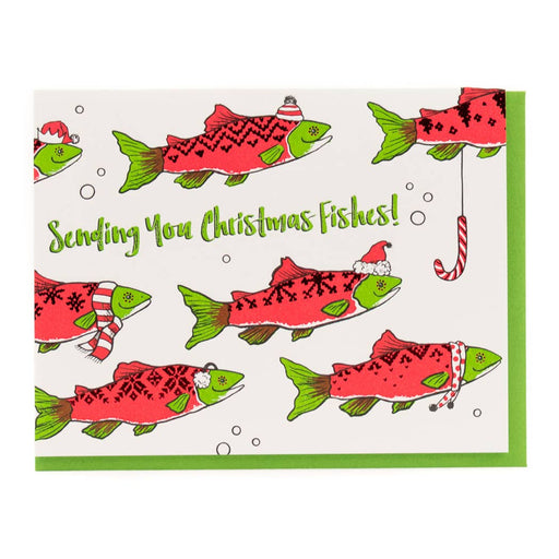 Sending You Christmas Fishes Card