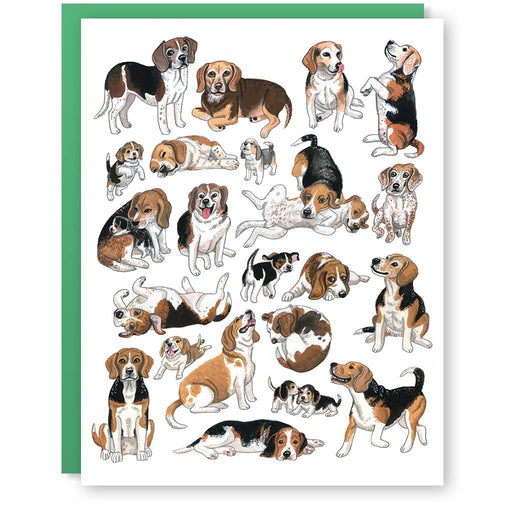 Beagle Dog Blank Card