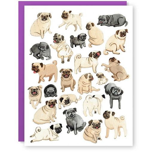 Pug Dog Blank Card