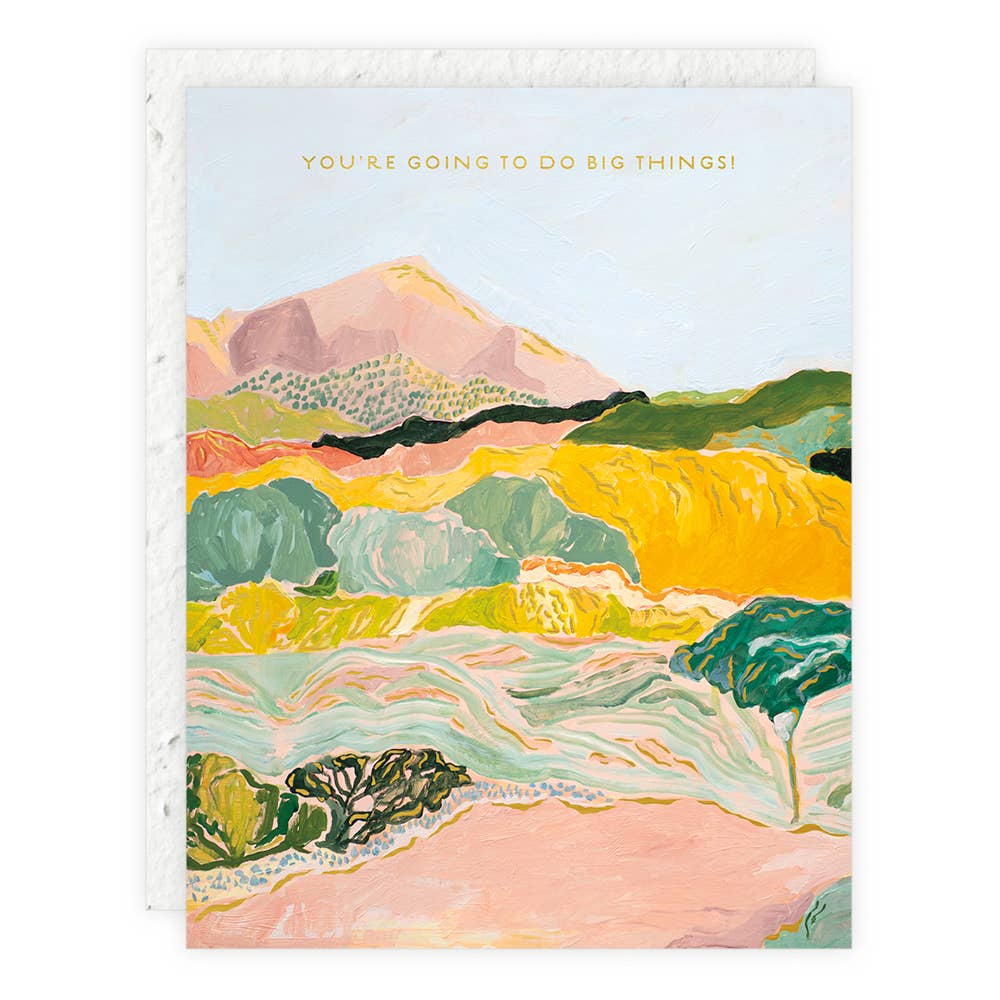 Magical Mountains Do Big Things Card