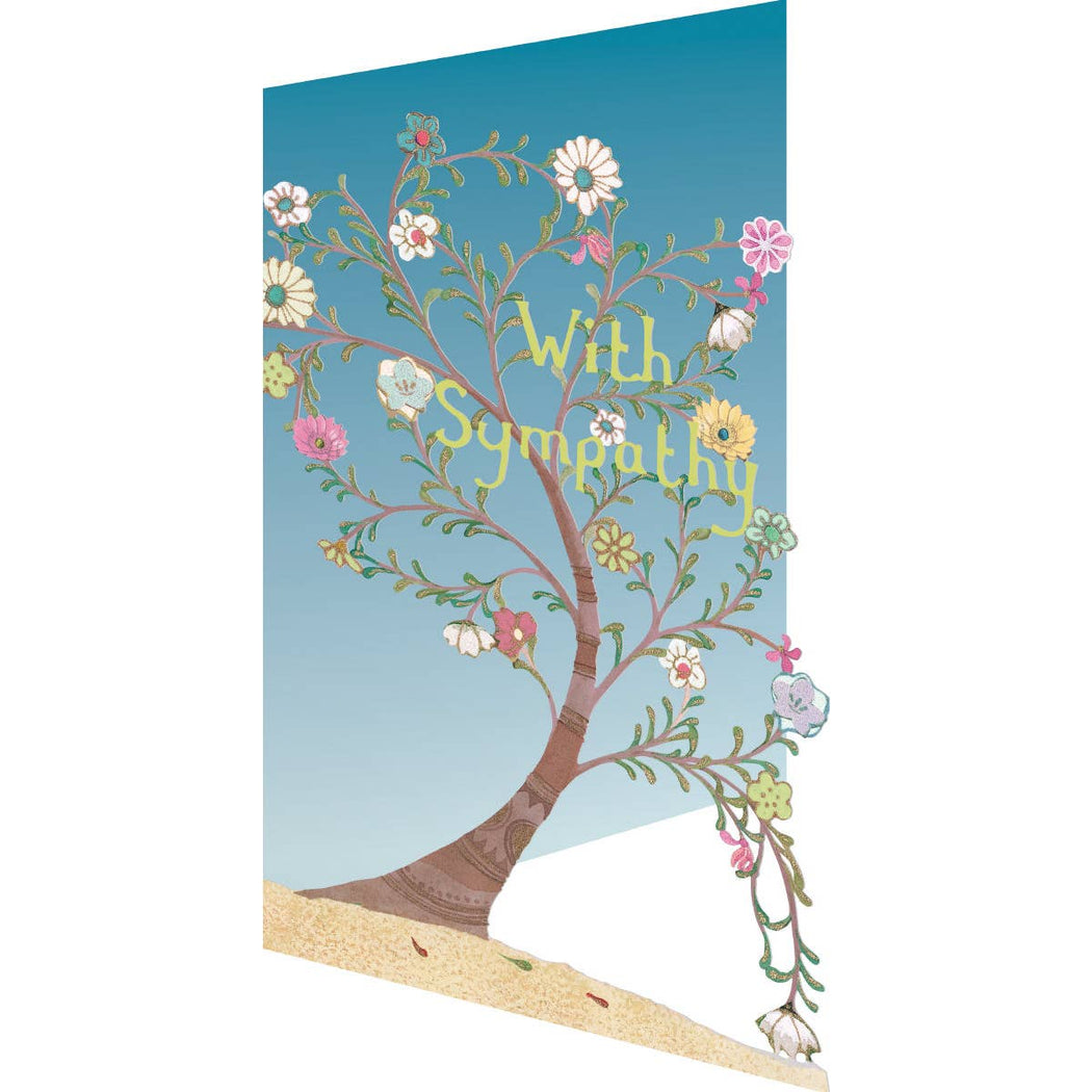 Sympathy Tree Lasercut Card