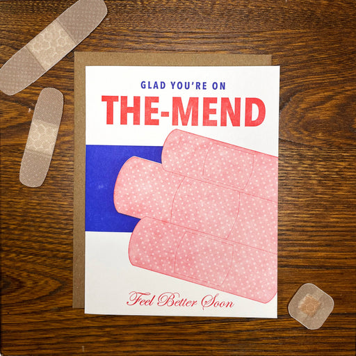 Glad Youre On the Mend Bandaid Card