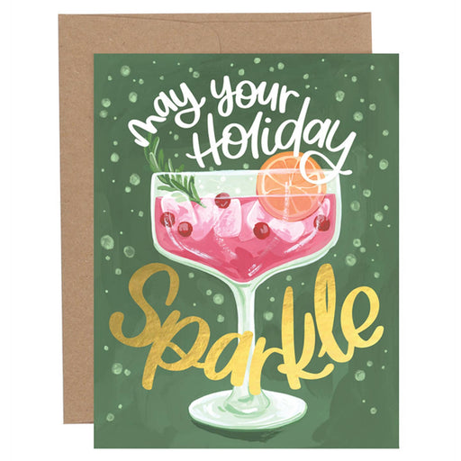 May Your Holiday Sparkle Cocktail Card